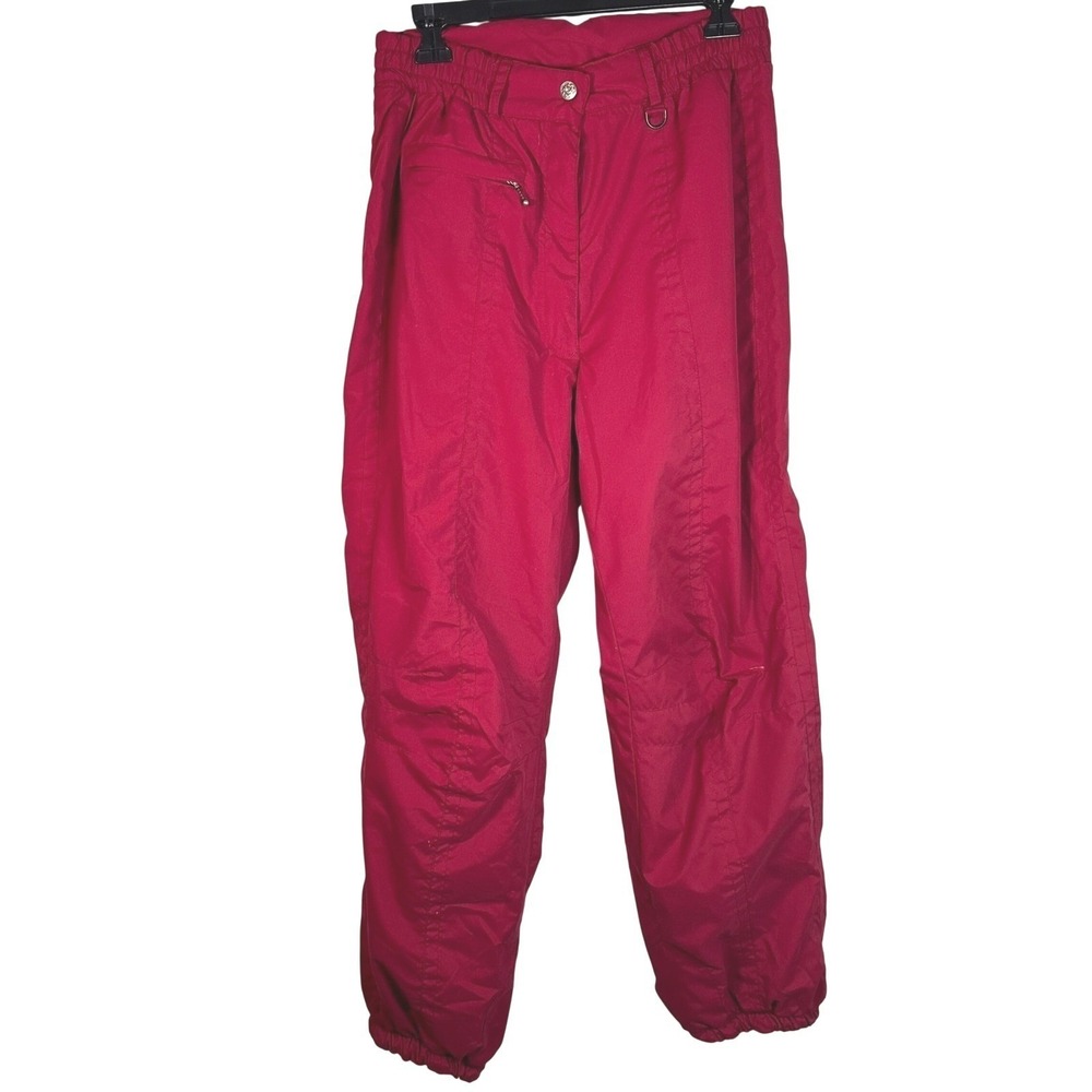 Boulder Gear Womens Red Insulated Ski Snow Pants Size 12 Waterproof Winter - Picture 3 of 9